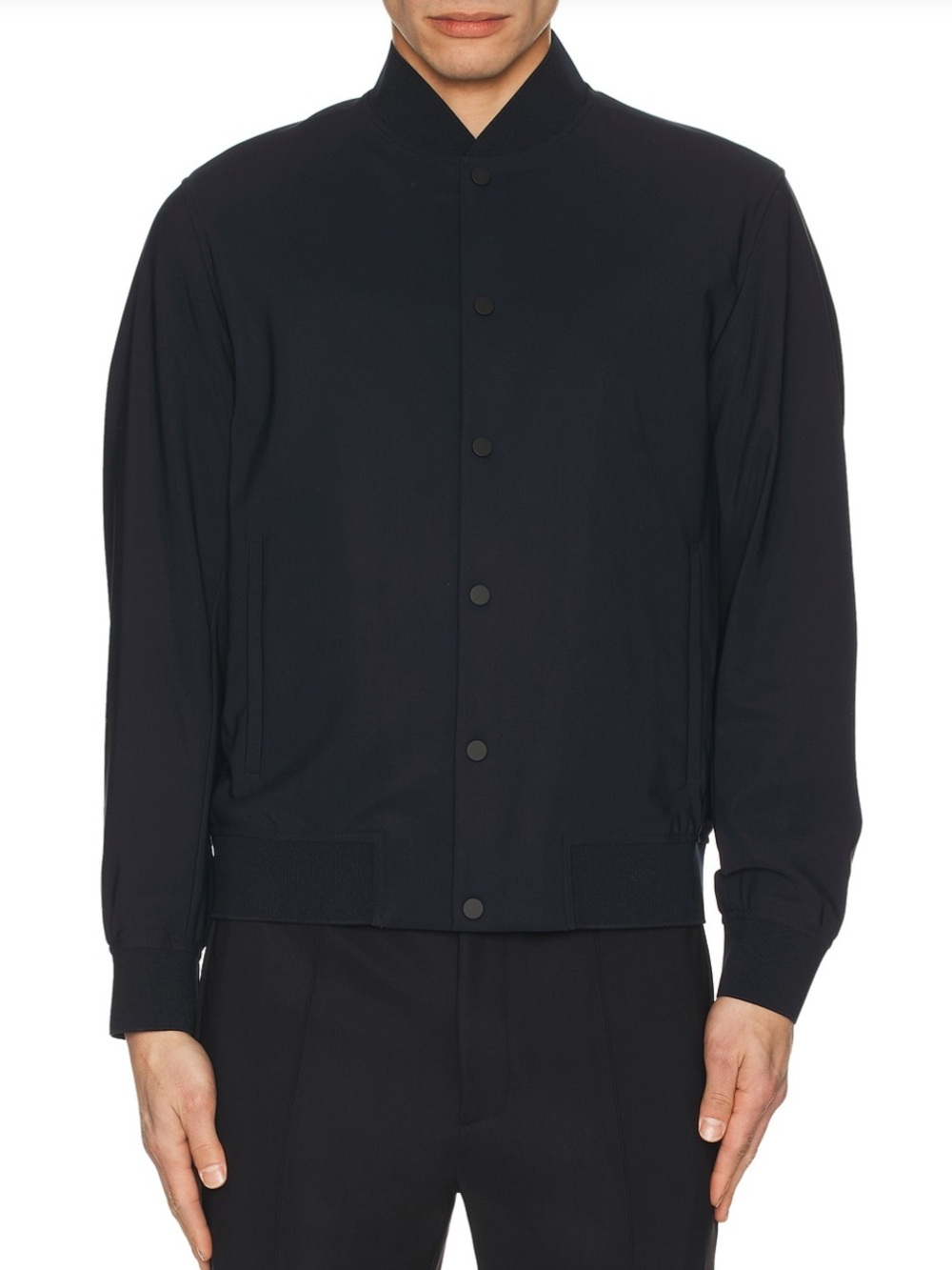 New THEORY Precision Ponte Murphy Jacket in Baltic Revolve